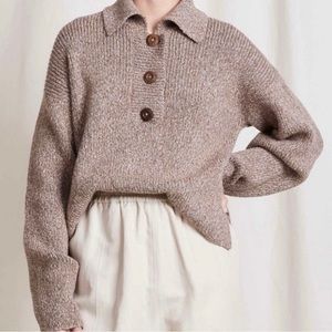 APIECE APART collared sweater